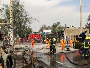 عشرات القتلى والجرحى بانفجار في افغانستان