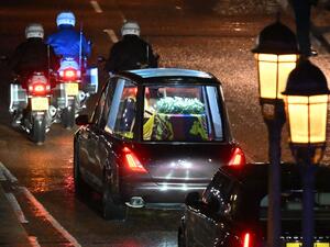 Queen Elizabeth II's coffin