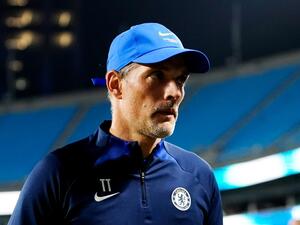 Thomas Tuchel, Manager of Chelsea looks on after the Pre-Season Friendly match between Chelsea FC and Charlotte FC at Bank of America Stadium on July 20, 2022 in Charlotte, North Carolina. Jacob Kupferman/Getty Images/AFP (Photo by Jacob Kupferman / GETTY IMAGES NORTH AMERICA / Getty Images via AFP)