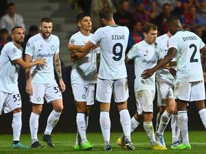 إنتر ميلان على موعد صعب مع روما اليوم (المصدر: أ ف ب)