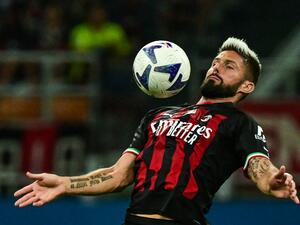 جيرو يقود هجوم ميلان أمام إيمبولي (المصدر: أ ف ب)