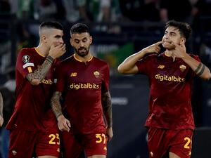 روما يواجه ليتشي اليوم (المصدر: أ ف ب)