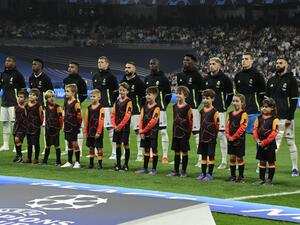 فريق ريال مدريد (المصدر: أ ف ب)