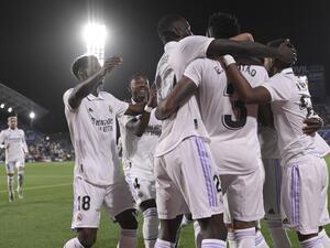 ريال مدريد يتفوق على خيتافي (المصدر: أ ف ب)