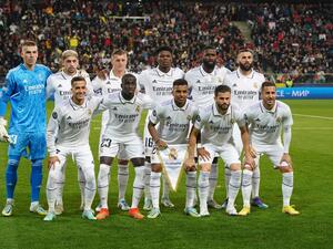 فريق ريال مدريد (المصدر: أ ف ب)