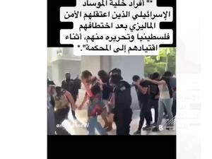 جهاز الموساد حقق مع الناشط الفلسطيني عبر الفيديو من تل أبيب 