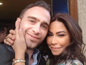  شيرين عبد الوهاب و الفنان حسام حبيب