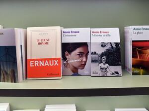Sales of her books sore as Ernaux gets Nobel 