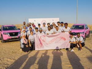 Arabian Automobiles and The Cycle Hub drive their support for breast cancer awareness 