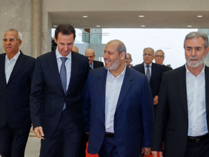 Hamas leaders in Damascus 