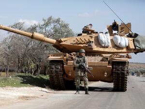 دبابة تركية في شمال سرويا