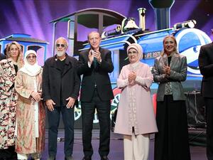 Erdogan with Yousef Islam 