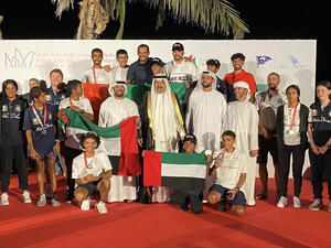 أبطال الإمارات يحصدون 8 ميداليات في البطولة العربية للشراع