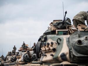 تقول الولايات المتحدة التي لم تبد معارضة شديدة للعدوان التركي ان الاجتياح يقوض الحرب على داعش