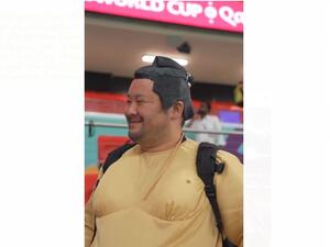 مشجع ياباني في مونديال قطر 2022