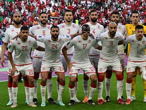 منتخب تونس (المصدر: أ ف ب)