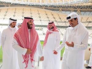 ولي العهد السعودي يصل الدوحة