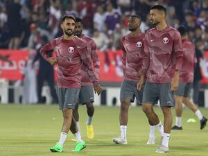قطر تهزم ألبانيا في آخر استعداداتها قبل المونديال (المصدر: أ ف ب)