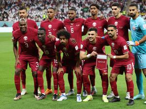 منتخب قطر (المصدر: أ ف ب)