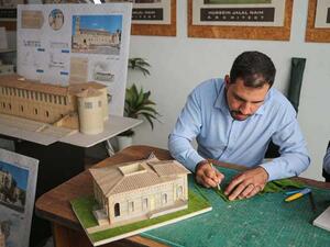 تاريخ مبانٍ أثرية فلسطينية بمُجسمّات كرتونية