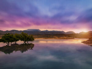 Sunset and stillness 