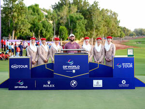 Jon Rahm won this year's DP World Tour Championship (Image credit: supplied)