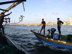 Gaza fishermen 
