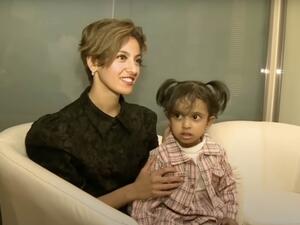  Johara Al Hoqail with little Jumana 