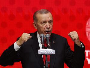 الرئيس التركي رجب طيب أردوغان (أ ف ب)