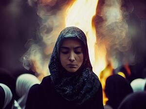 حزب الله يشارك في قمع الثورة الايرانية