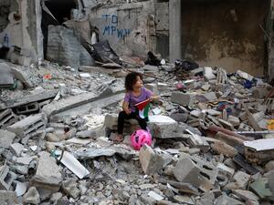  اطلاق صاروخ إعتراضي من منظومة القبة الحديدية، وعلى ما يبدو تم اعتراض القذيفة الصاروخية.