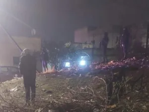 تواجد أمني في المنزل الذي وقعت فيه الجريمة