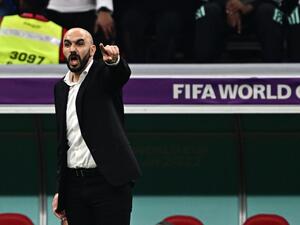 وليد الركراكي (المصدر: أ ف ب)