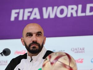 وليد الركراكي مدرب منتخب المغرب (المصدر: أ ف ب)