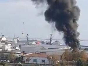 انفجار بميناء سامسون في تركيا