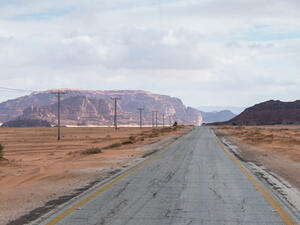 Intercity highway leading to Maan 