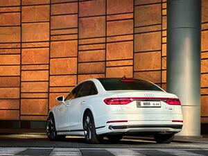 Eight for the A8: Audi Abu Dhabi offers an extended eight-year service plan on the new A8