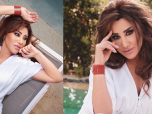 Najwa Karam a guest for Dolce & Gabbana in Miami