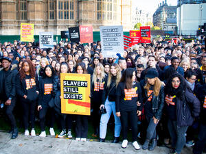 Protests against modern slavery