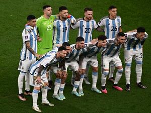 منتخب الأرجنتين (المصدر: أ ف ب)