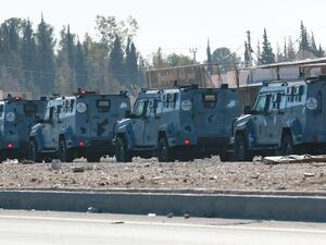 مدرعات للدرك الأردني (أ ف ب)