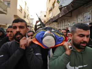 استشهاد 3 فلسطينيين برصاص القوات الاسرائيلية في مدينة جنين ومخيمها فجر اليوم الخميس (أ ف ب)