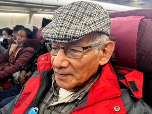 السفاح الفرنسي الملقب بالأفعى شارل سوبراج البالغ من العمر 78 عاماً (أ ف ب)