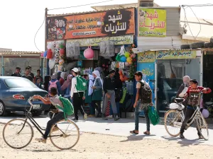 مخيم الزعتري للاجئين السوريين في الاردن