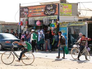 مخيم الزعتري للاجئين السوريين في الاردن