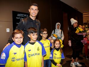 رونالدو في الرياض (المصدر: AFP PHOTO /AL NASSR FC)