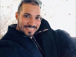 عبد الله رشدي وزوجته الراحلة