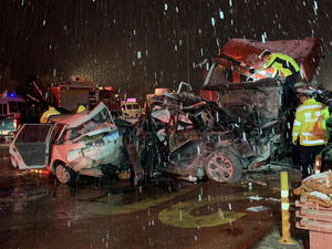 Traffic accident in China