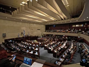 الكنيست الاسرائيلي (أ ف ب)