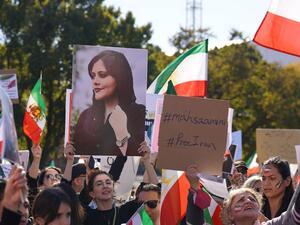 Public protests in Iran on the background of the killing of Mahsa Amini